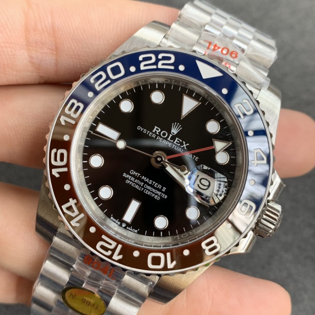 New Arrival Replica Rolex GMT-Master II 126710 BlueRed Ceramic Watch from Noob Factory â Hot 