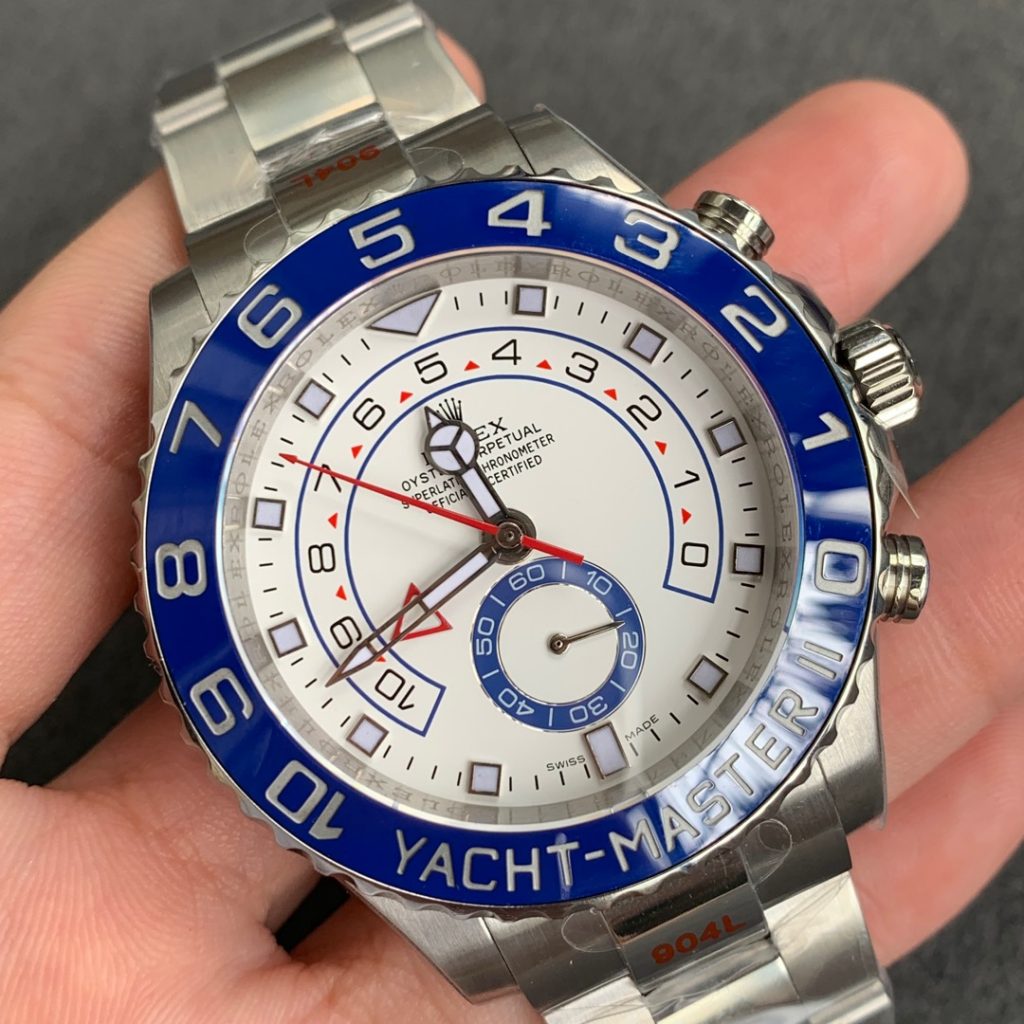 GM Factory Replica Rolex YachtMaster II 116680 with 904L Stainless ...