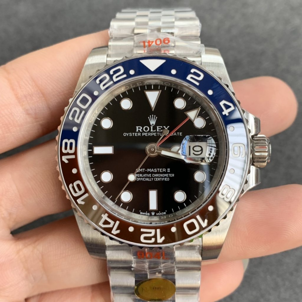 New Arrival Replica Rolex GMT-Master II 126710 BlueRed Ceramic Watch from Noob Factory â Hot 