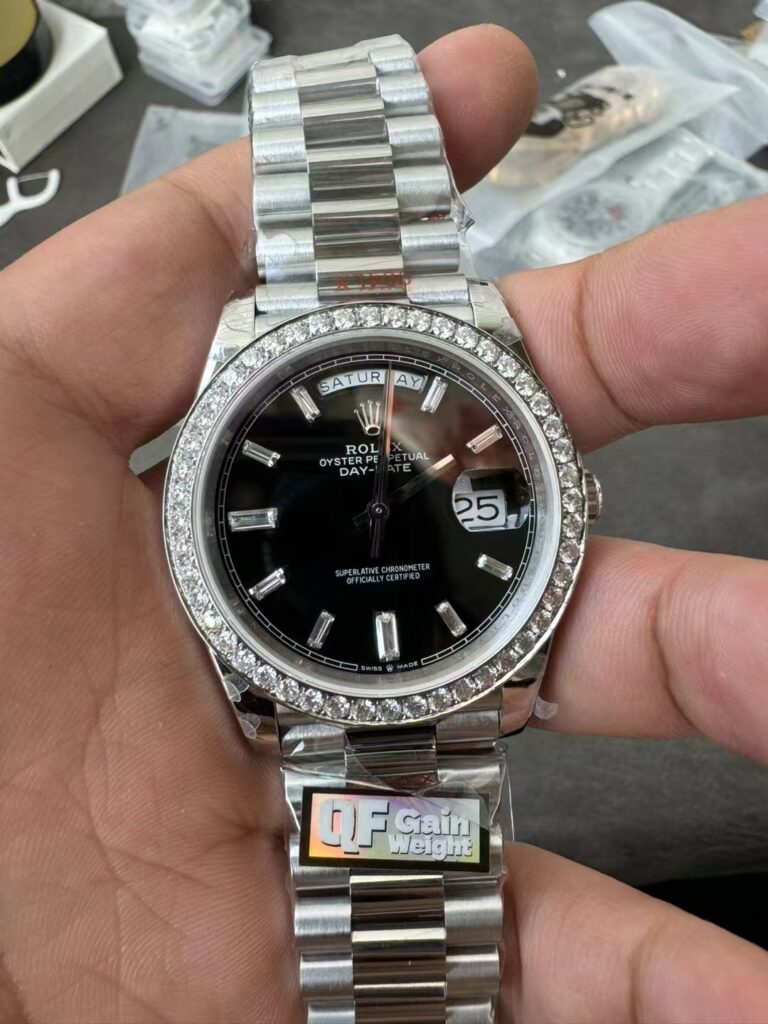 Replica Rolex Day-Date Diamond Black