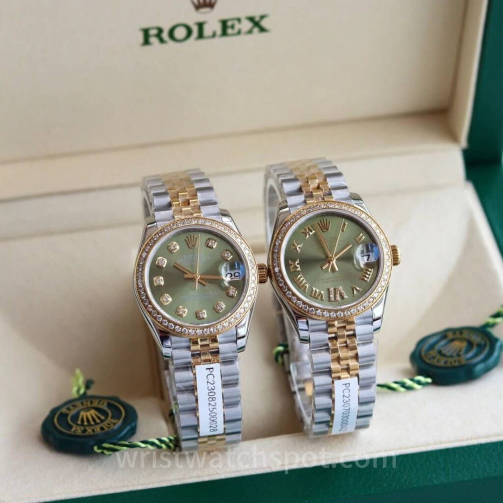 Replica Rolex Datejust 31mm Green Diamond