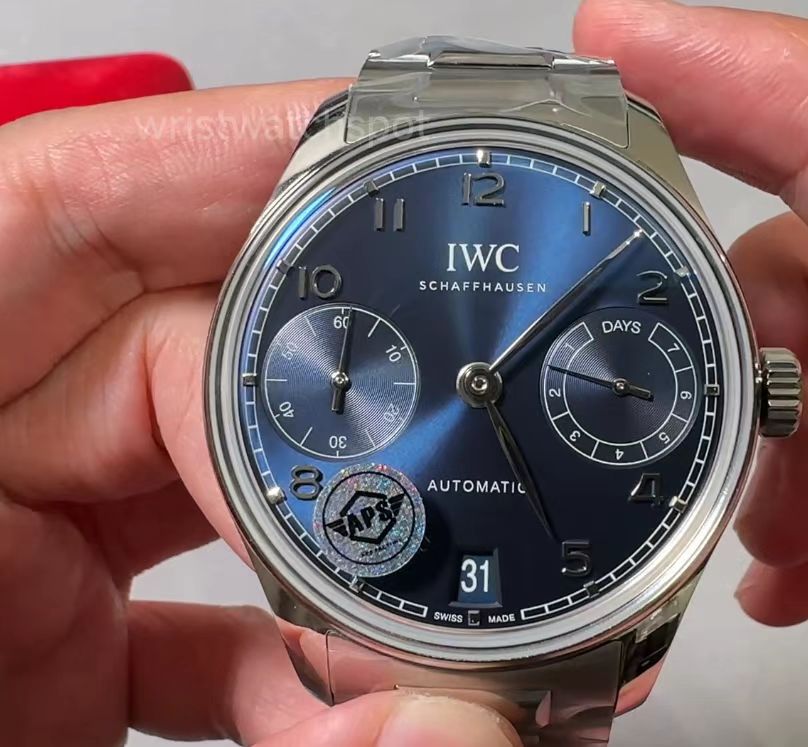 Replica IWC Portuguese 7 Days IW501704 Blue Dial