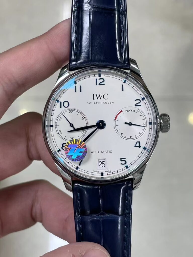 Replica IWC Portuguese 7 Days with Aligator Leather Strap